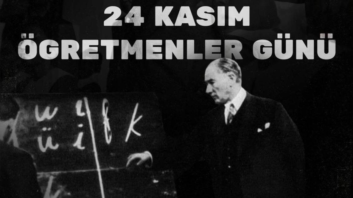 Başta, Başöğretmen Mustafa Kemal Atatürk olmak üzere tüm öğretmenlerimizin Öğretmenler Günü kutlu olsun.